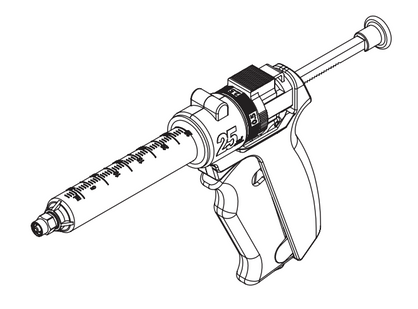 Metal Semi-Automatic Injector (Ezi-Grip Repeater) 50 ML